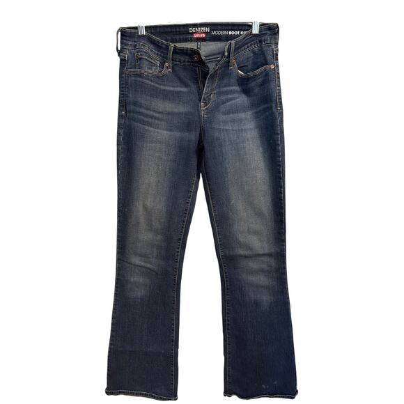 Denizen from Levi's Modern Boot Cut Dark Wash Size 8 Long Waist 29 Length 34 - Picture 1 of 4